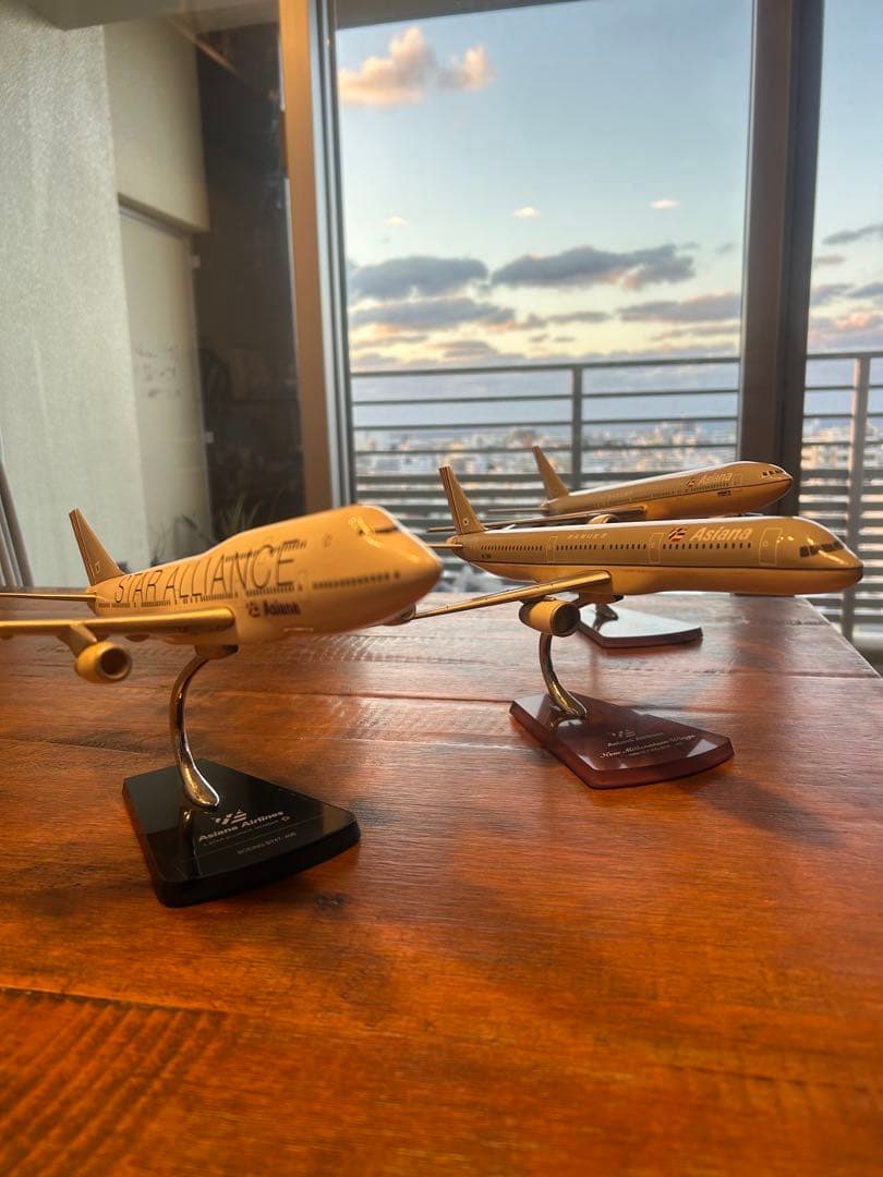 【希少】アシアナ航空3機セット 1/200スケール