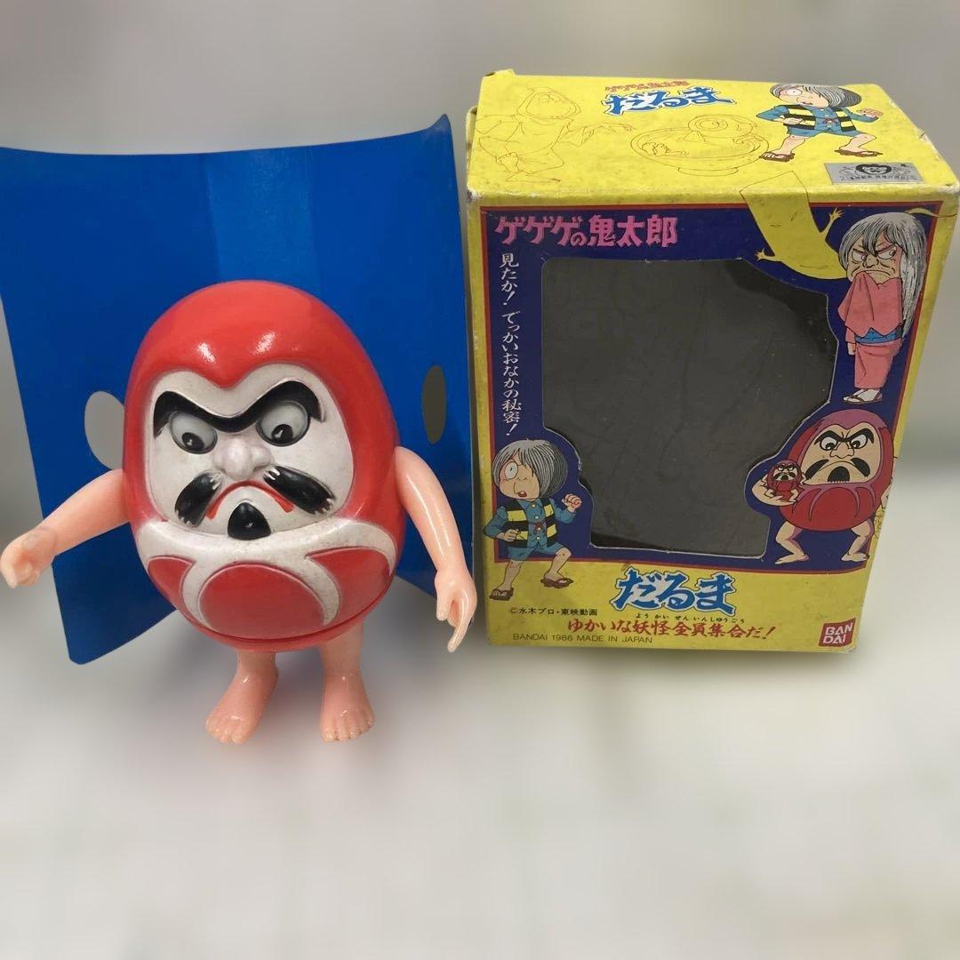 １９８６年日本製ゲゲゲの鬼太郎 だるま フィギュア未使用品です。