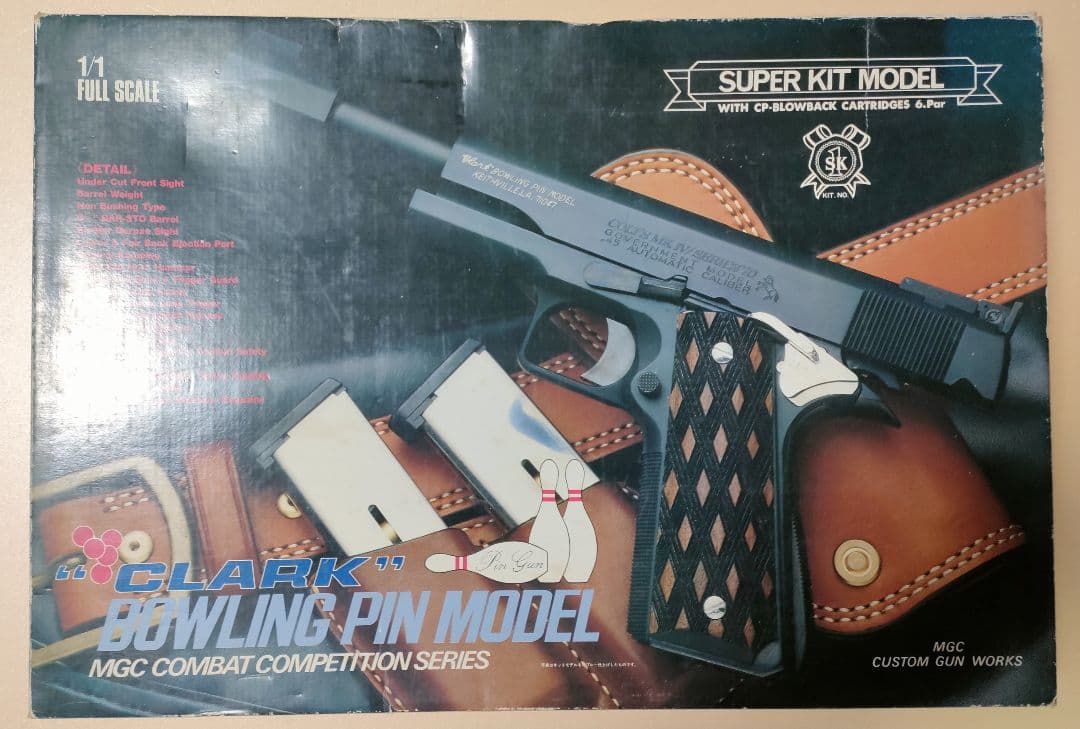 【訳あり】MGC クラーク・ピンガン キットモデル