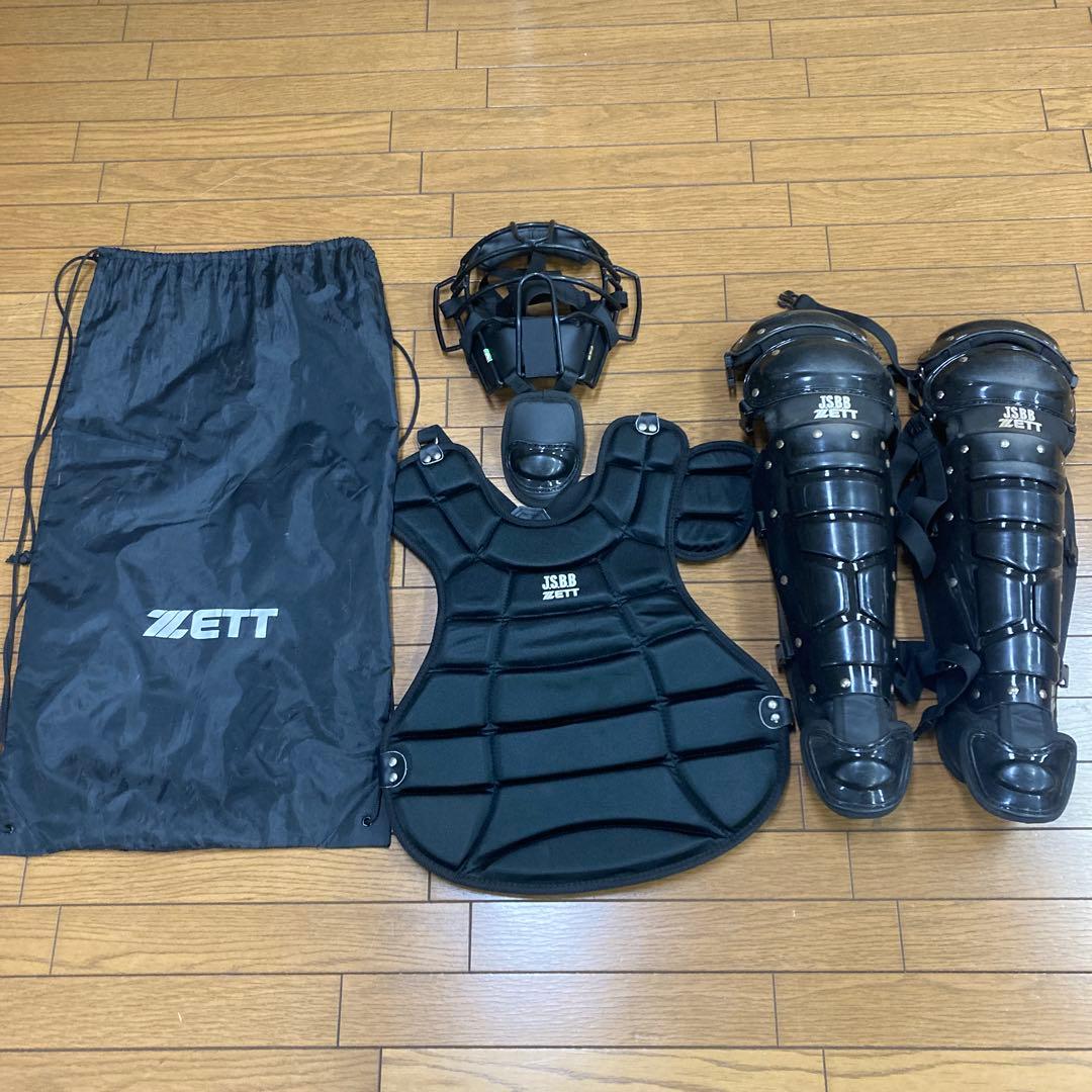ZETT 軟式用 キャッチャー防具セット JSBB 発送、引き取りOK！