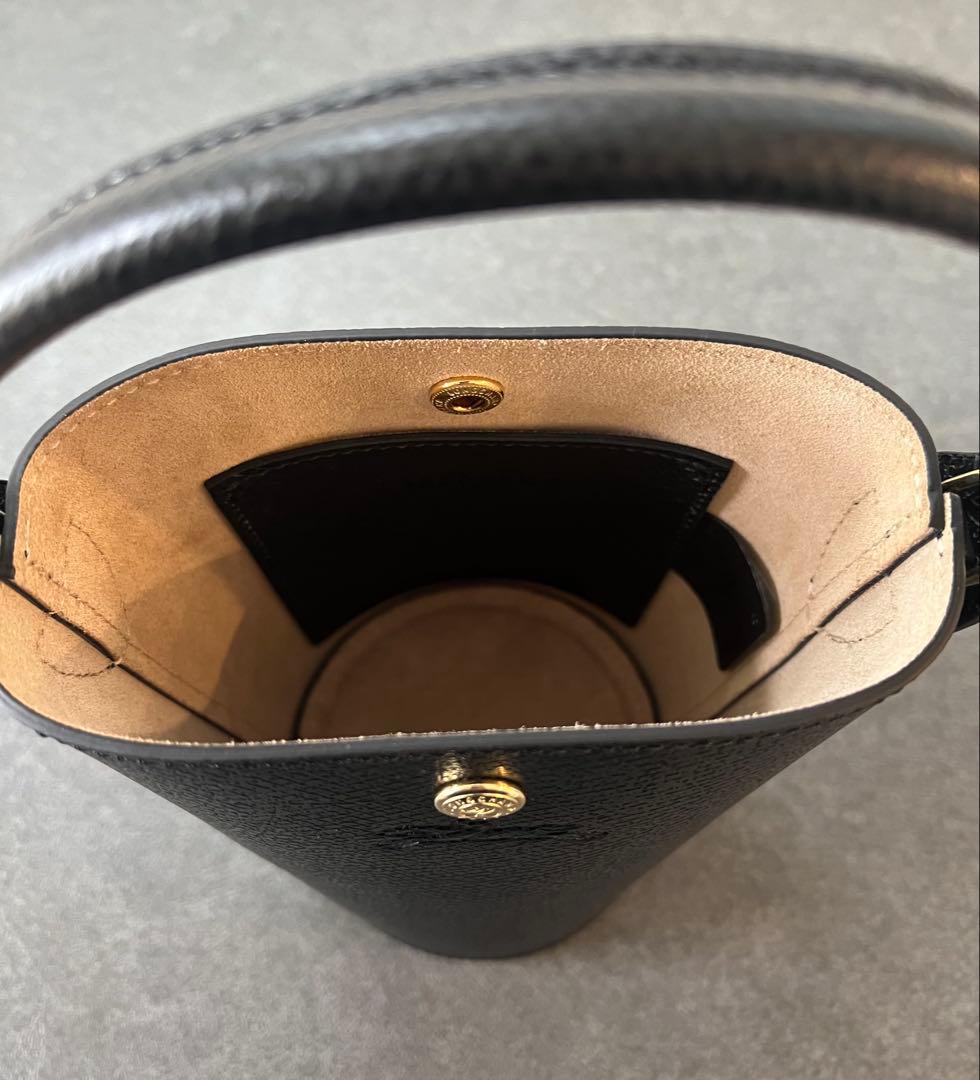 未使用　ロンシャン エピュレ XS クロスボディバッグ ブラック - レザー