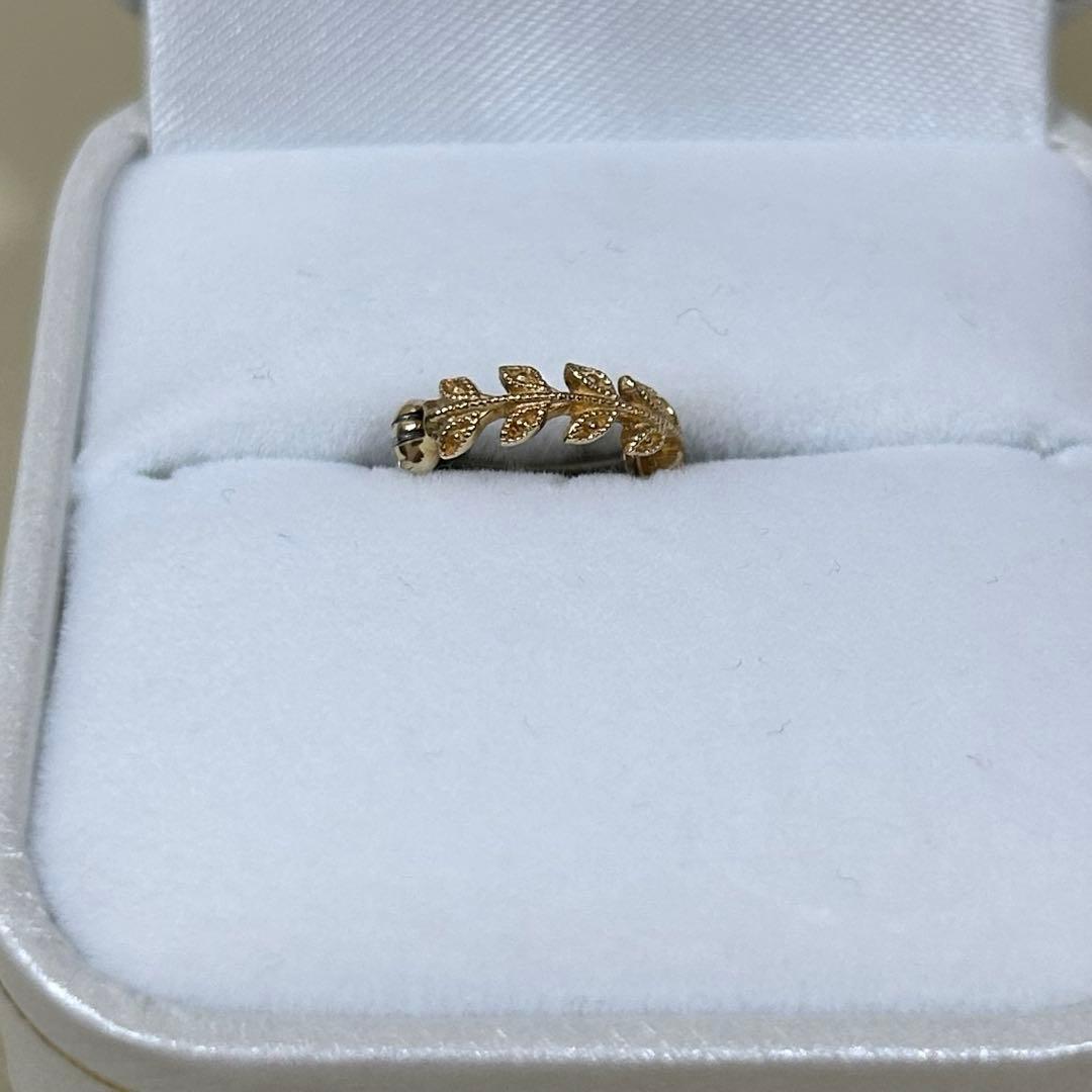 VENEZIA (片耳用) ピアリング K18 プラチナ リバーシブル コンビ