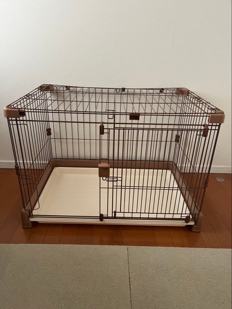 リッチェル　ブラウン犬用ケージ