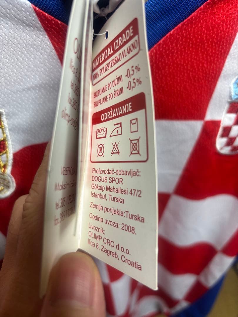 クロアチア代表 サッカーシャツ ユニフォーム