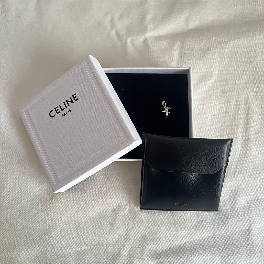 CELINE シルバーピアス 片耳