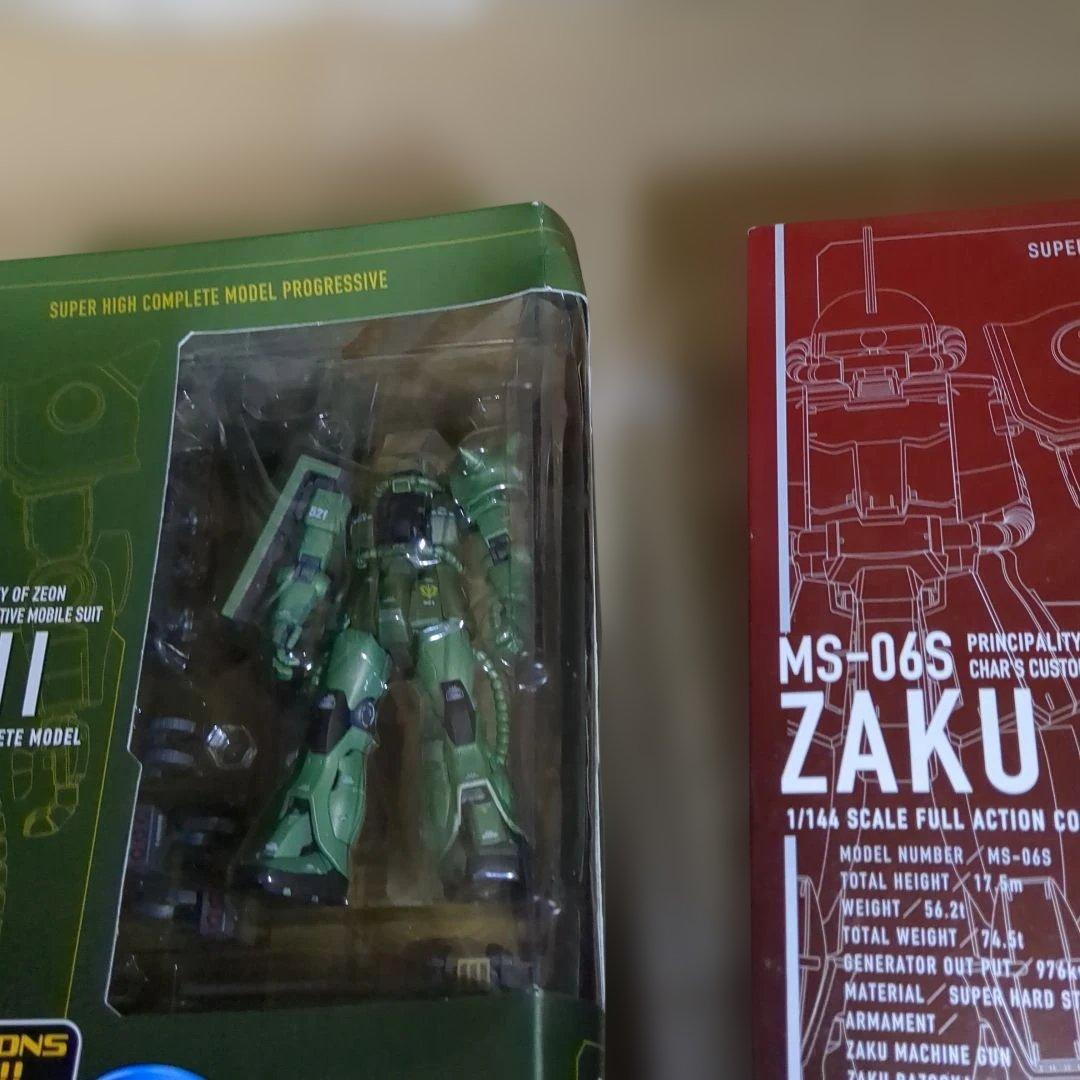 SUPER HCM-Pro MS-06J 量産型ザク　シャア専用ザク　3個セット