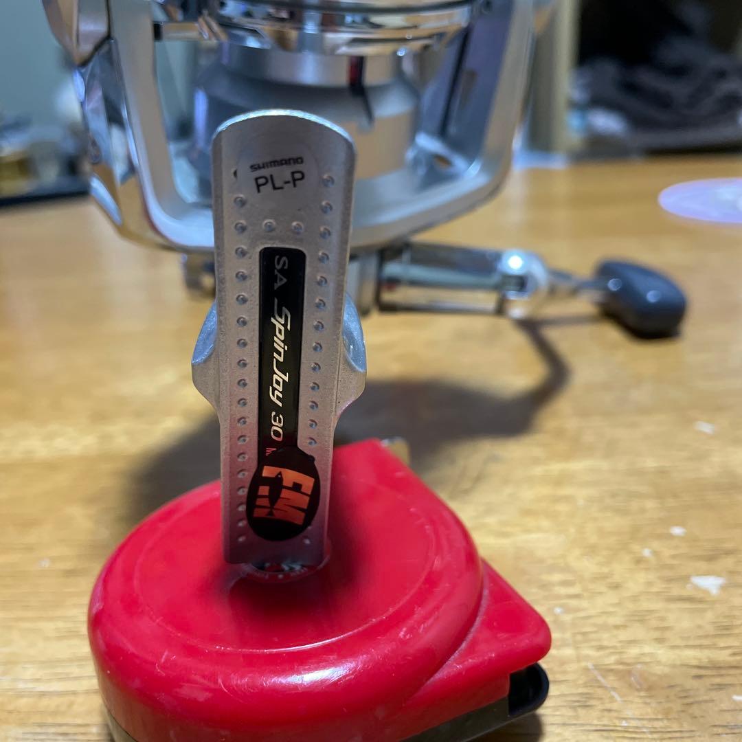 シマノ１４スーパーエアロスピンジョイ３０細糸仕様（替スプール・糸・カバー付き）