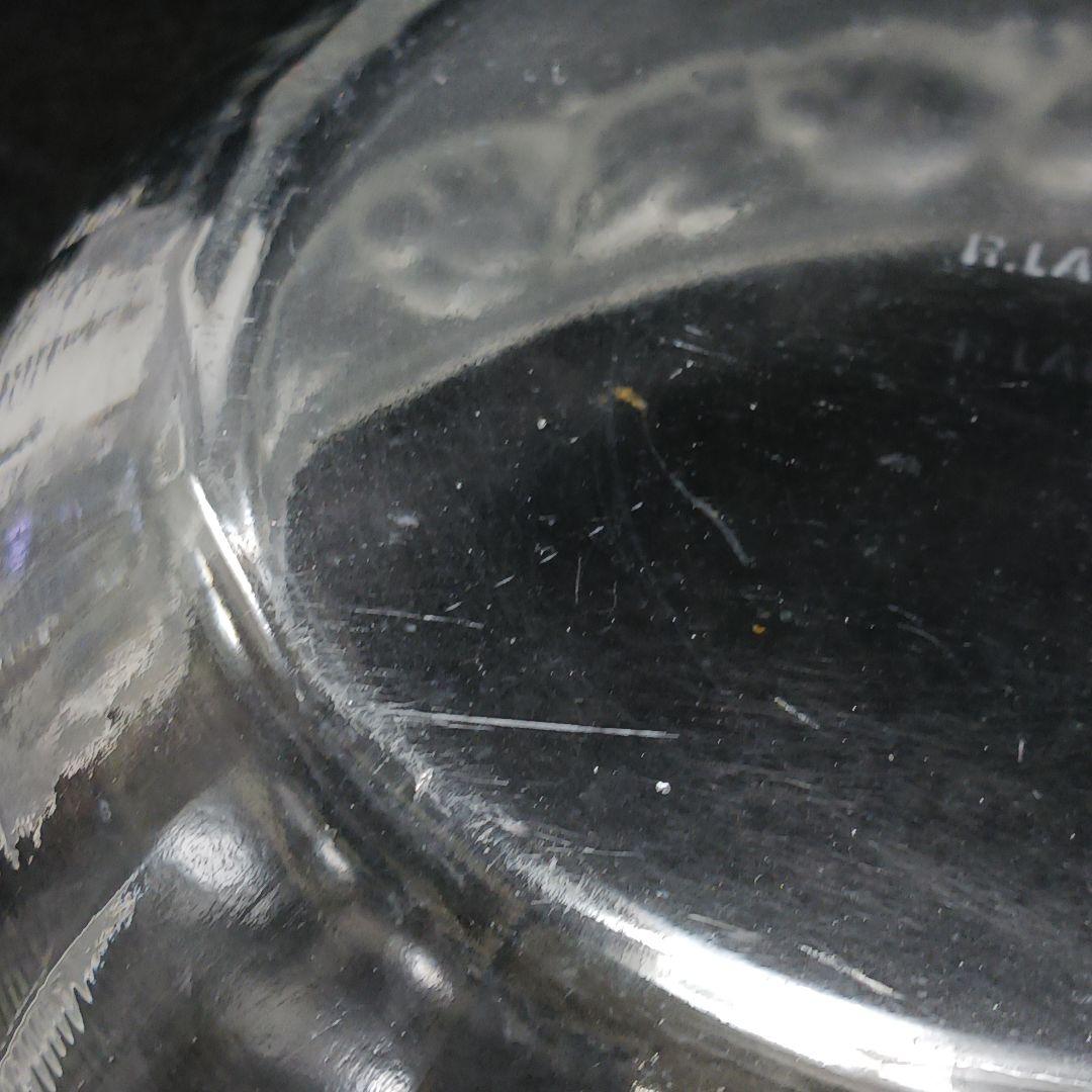 Y2946 ルネ・ラリック メゾンジュ 小鳥 ガラス鉢 直径23㎝　T