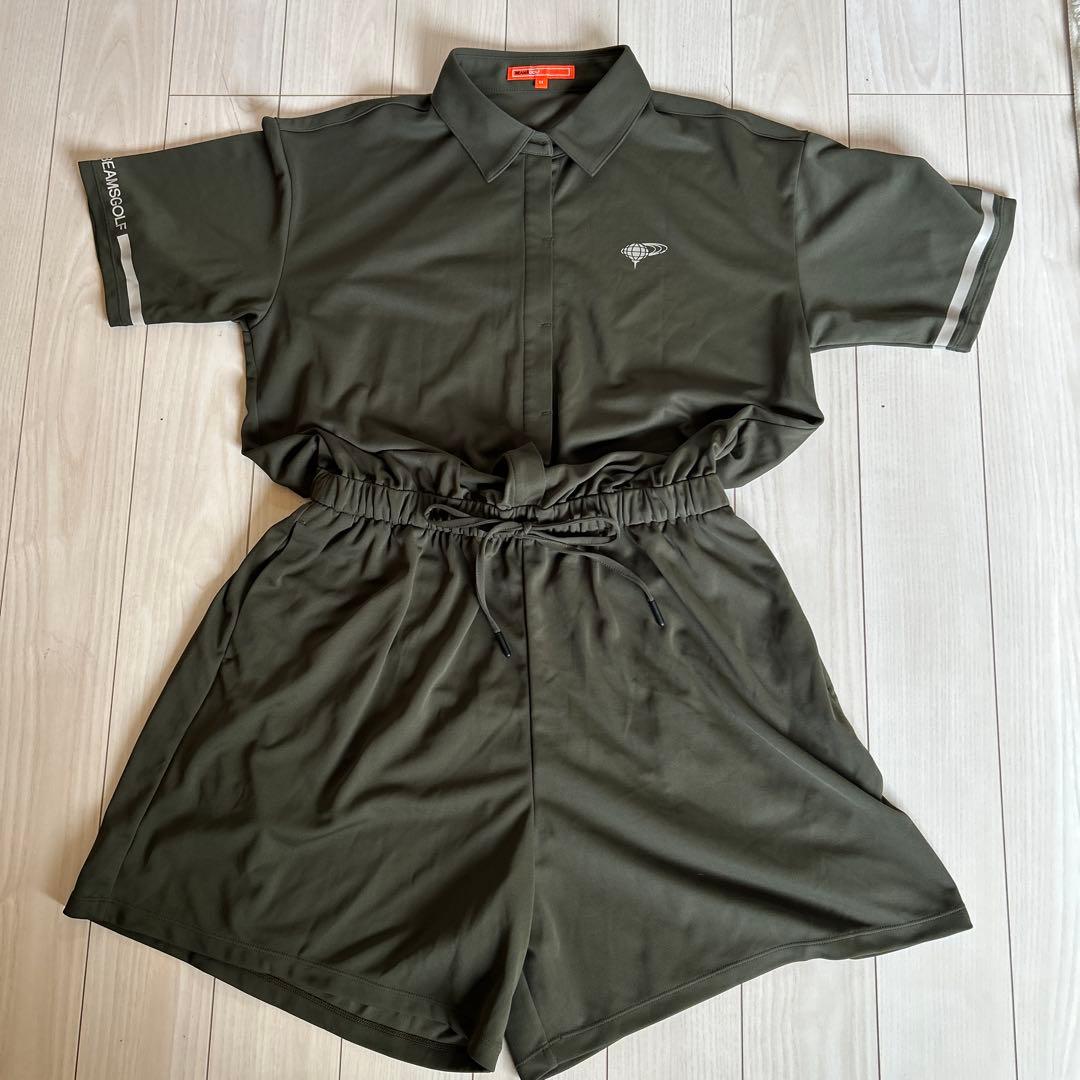 BEAMSGOLF ダークグリーン ショートオール