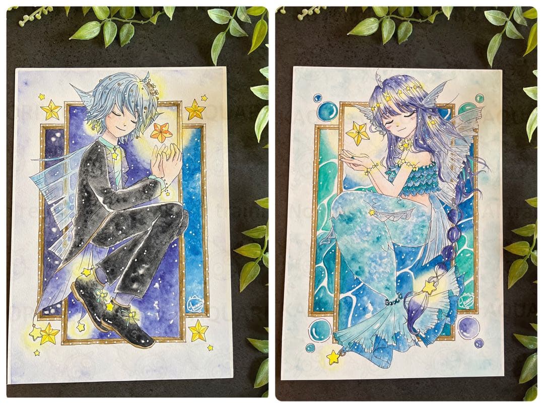 癒しご予約品『海の青色』『空の青色』