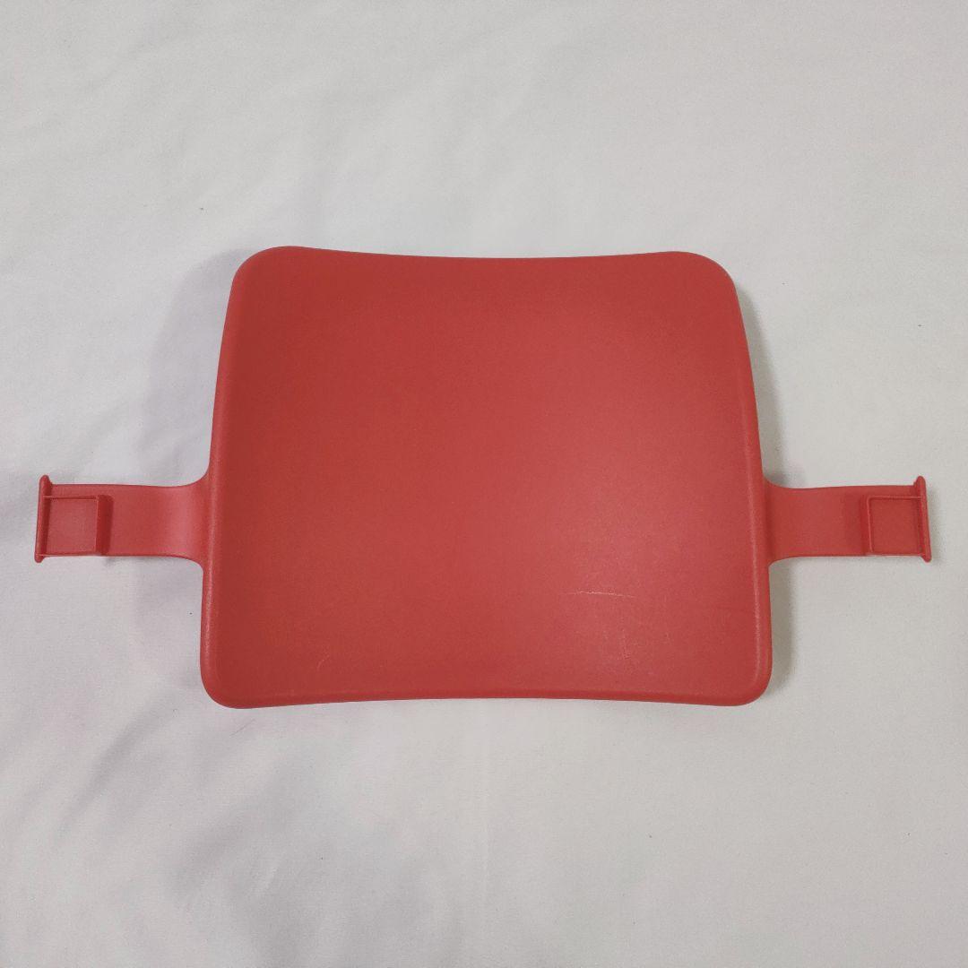 stokke トリップトラップ　木製ガード 革股ベルト　ベビーセット　レッド