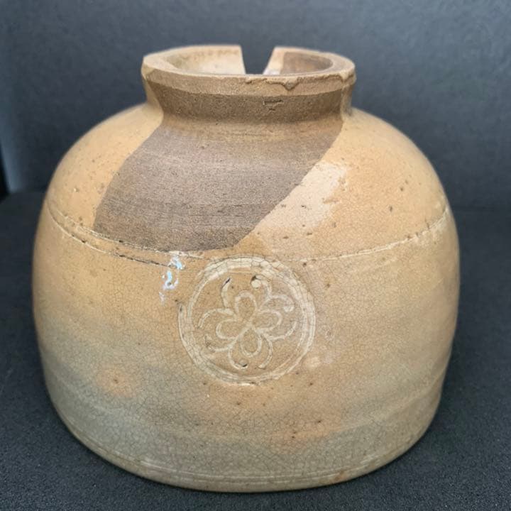 時代物　御本狂言袴 茶碗　高麗茶碗　三島丸文　三島　丸文　狂言袴　茶道具
