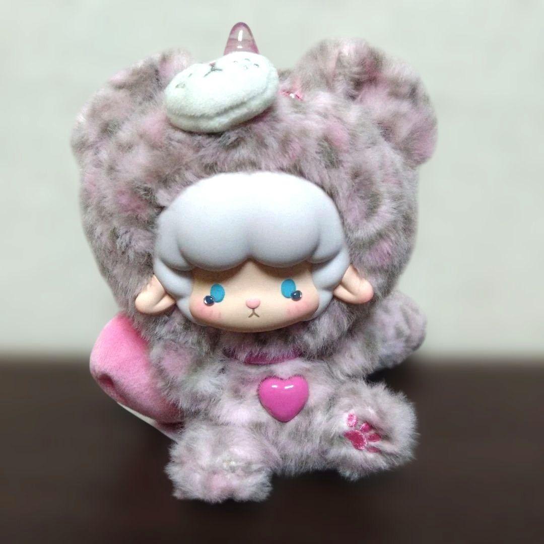 ギュンギュンラム 巻巻羊 ピンク ヒョウ柄 豹柄 ぬいぐるみ