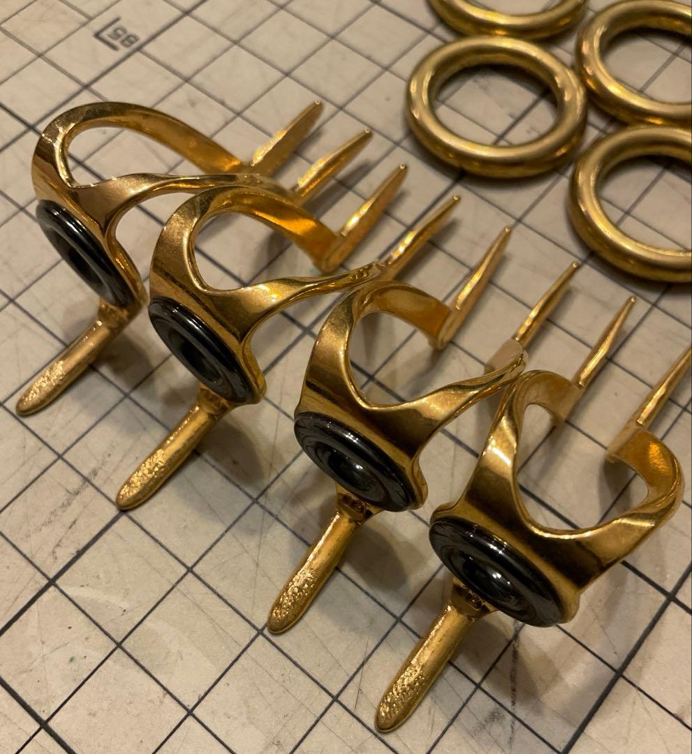 s*e様 Fuji 富士工業 クエ　深海　トローリング　大物竿用　ゴールド ガイ