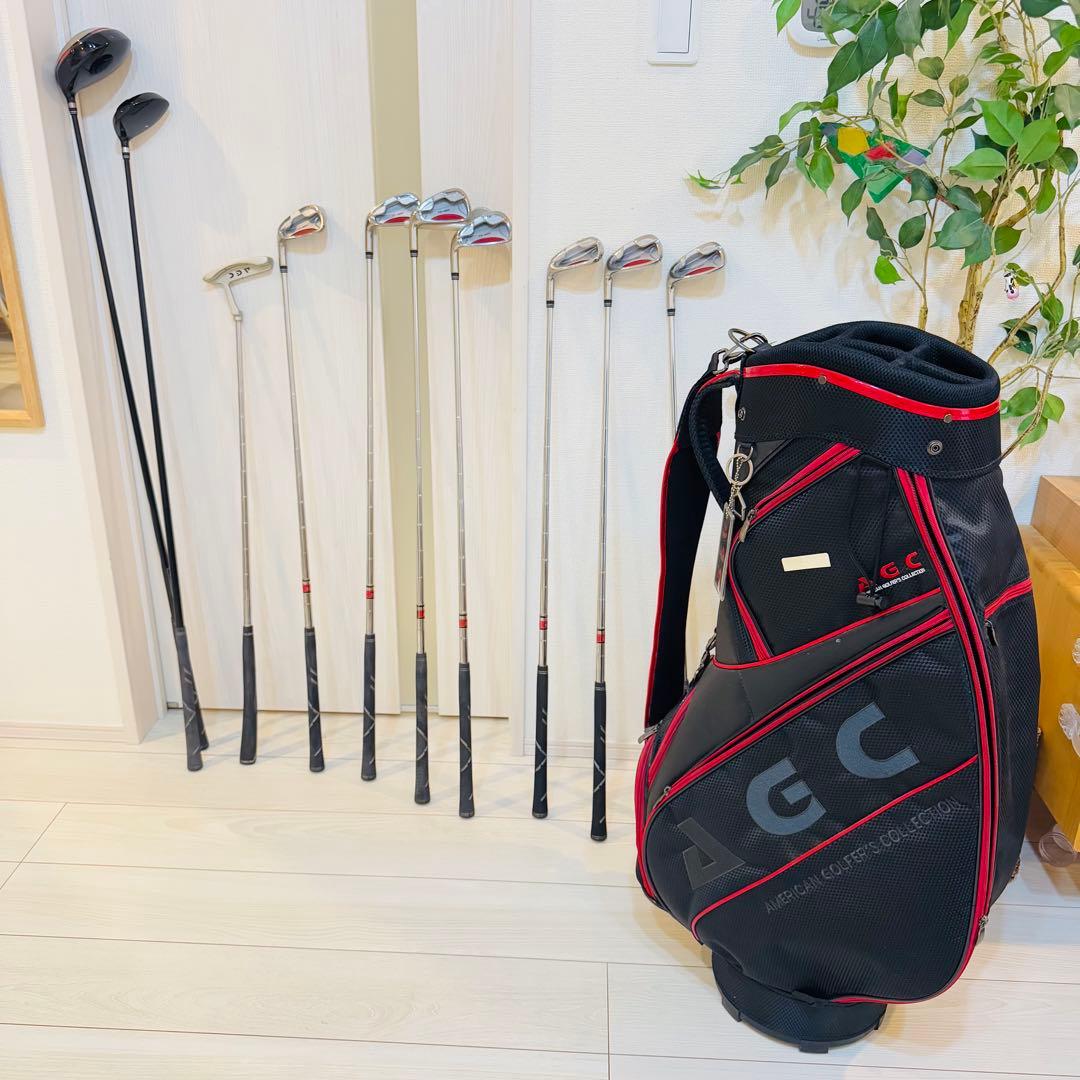 良品 AGC TZ-460 ゴルフ クラブセット 初心者 10本 左用 レフティ