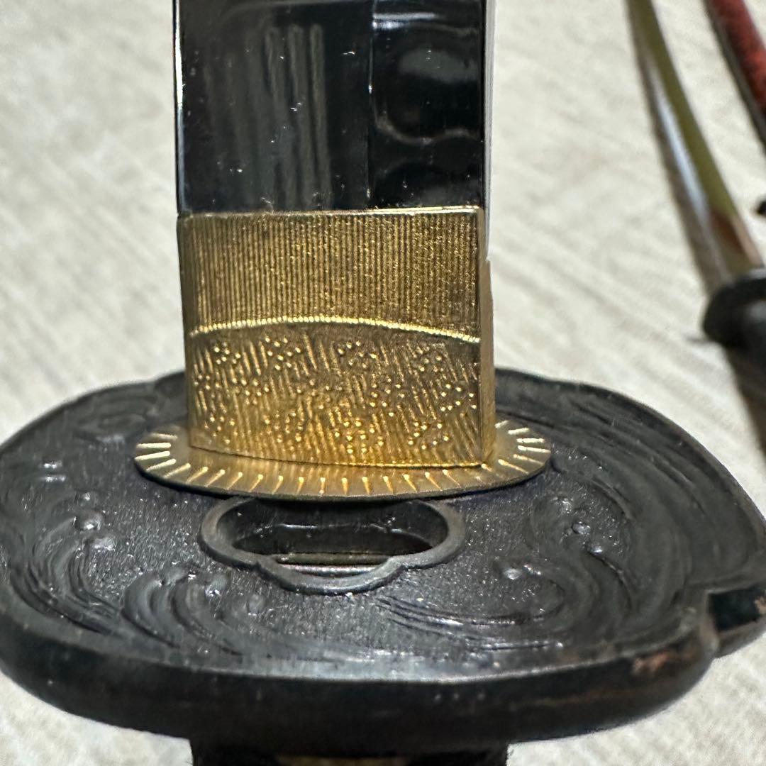 模造刀 赤黒鞘 二本セット