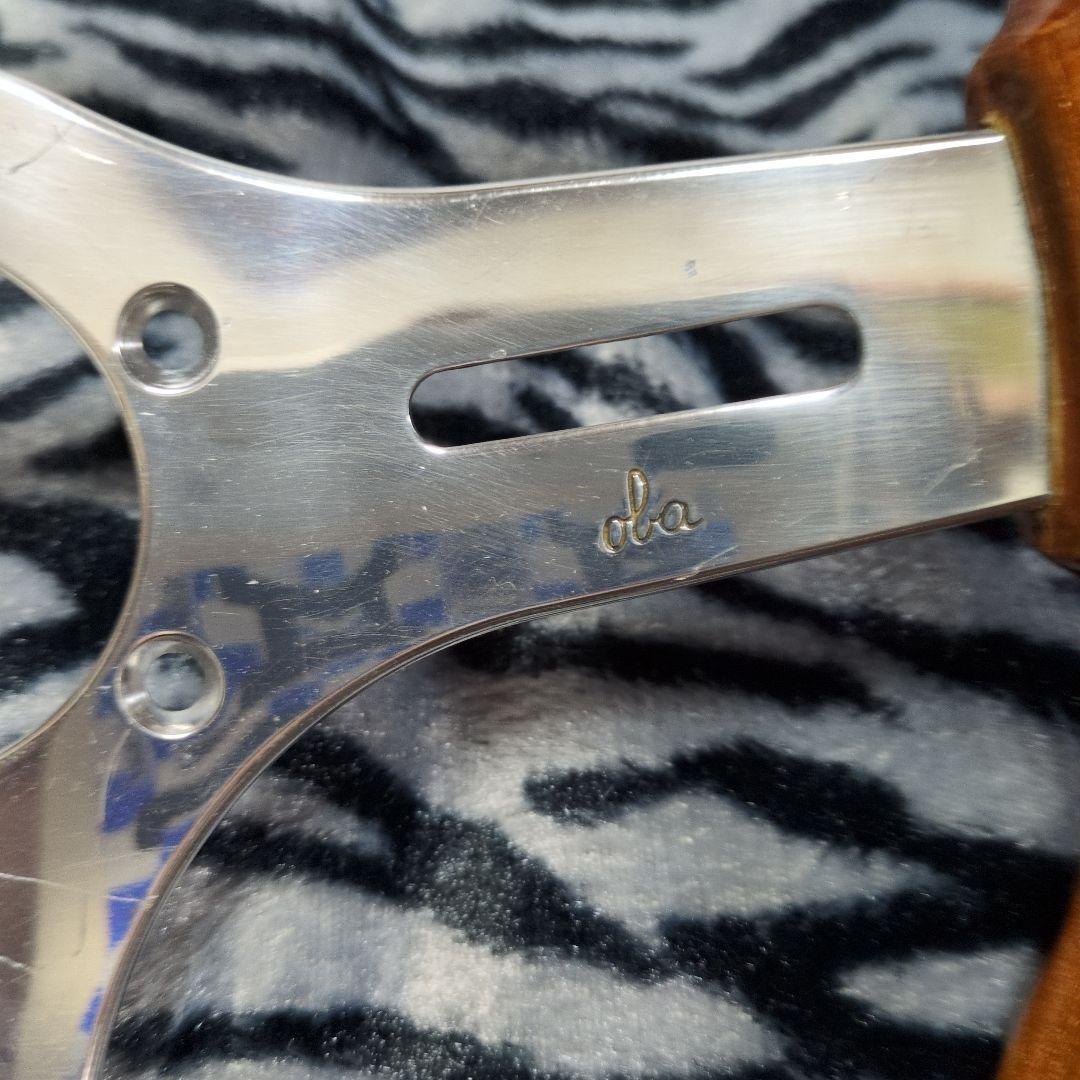 0*3様 oba オバ ウッドステアリング 30Φ 旧車 当時物