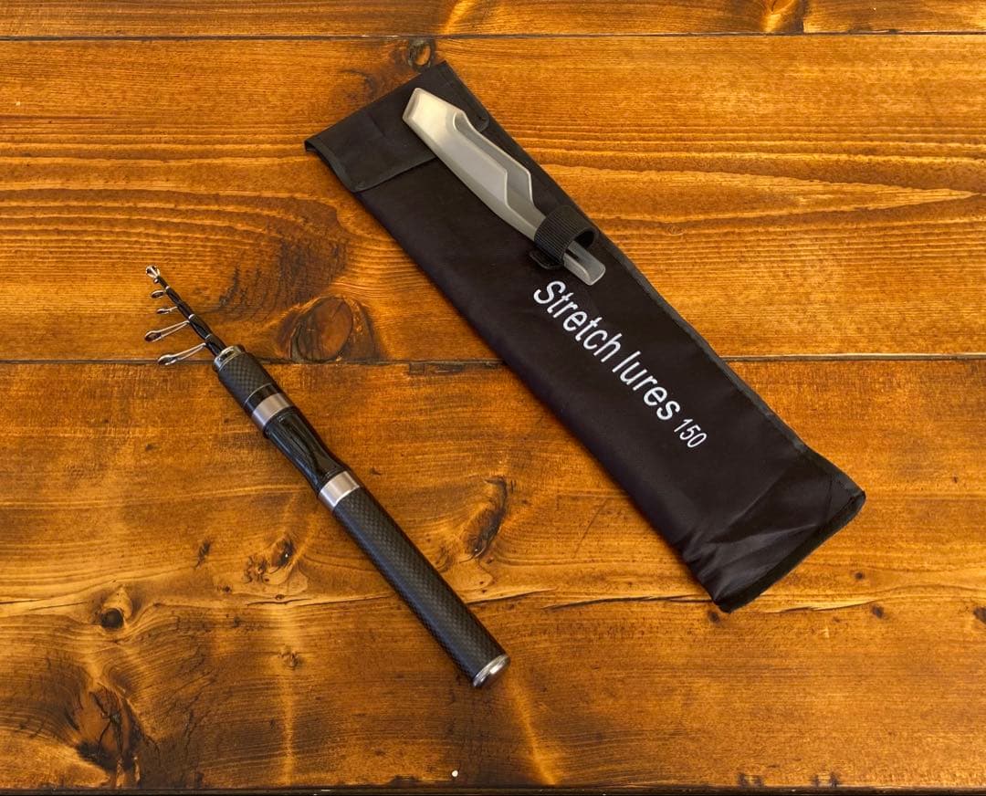 トラウトセット　トラウトロッド　5ft 渓流釣り　超軽量　カーボンロッド　リール