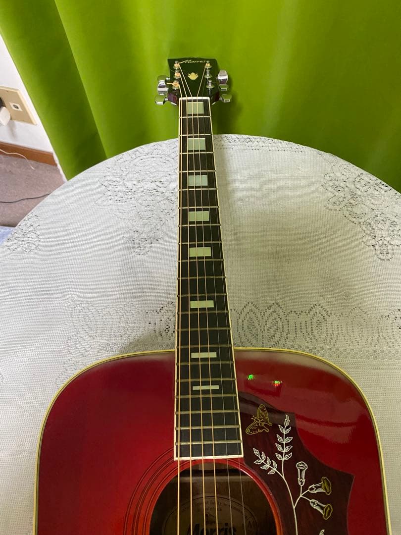 新春特価　ビンテージMorris WH-20　ハミングバード エレアコ音出し良好