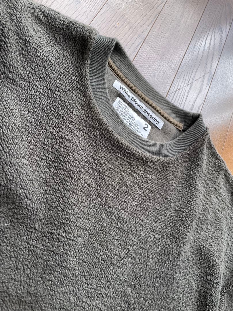 KY⭐︎ボア クルーネック カットソー⭐︎ホワイトマウンテニアリング