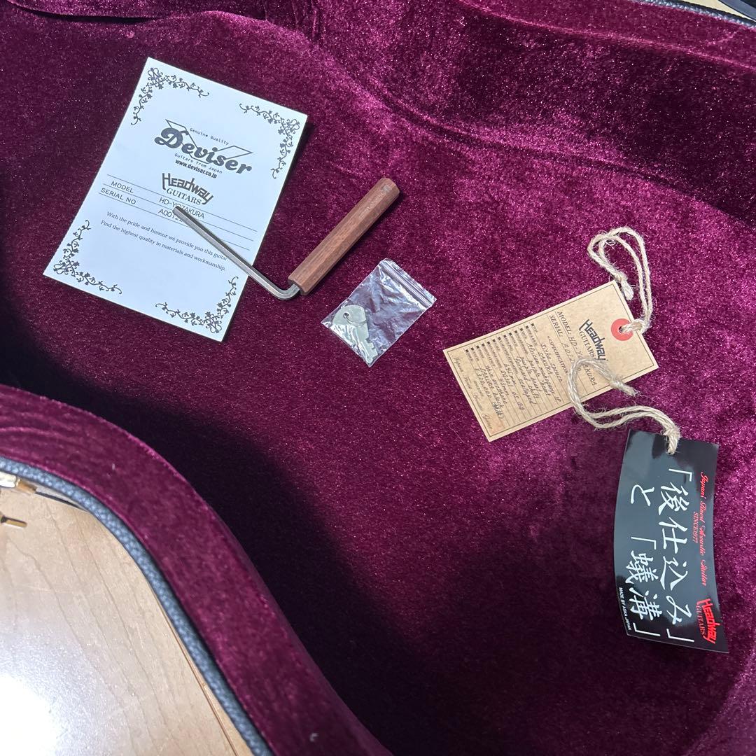 headway HD-YOZAKURA ヘッドウェイ　桜ギター　ATB