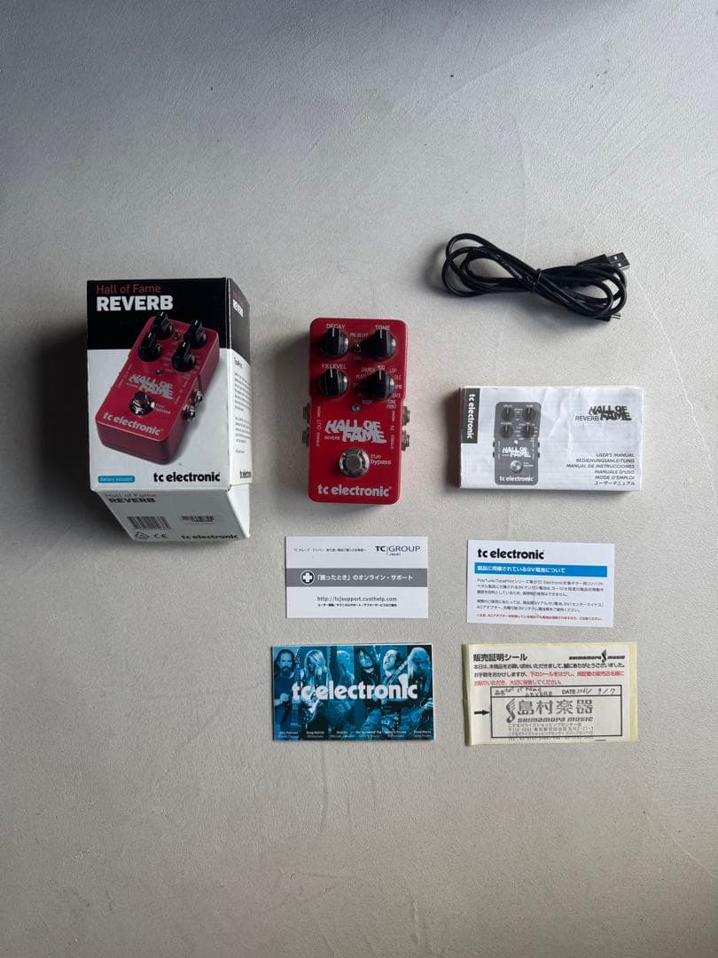 TC Electronic Hall of Fameリバーブ 定番 空間系箱つき