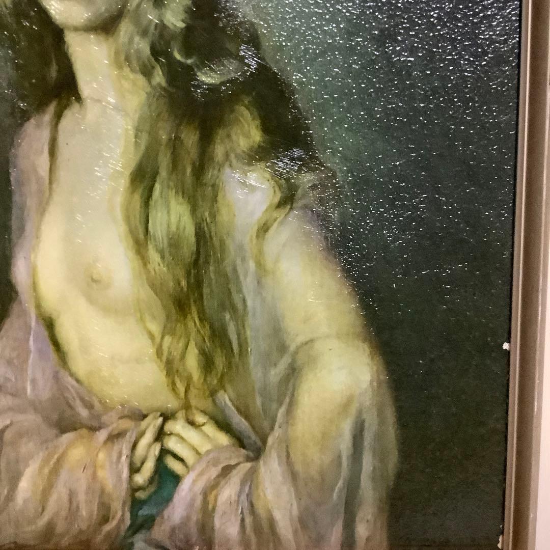 FRANCISCO RIBERA フランシスコ・リベラ　油絵　裸婦画　サイン入り