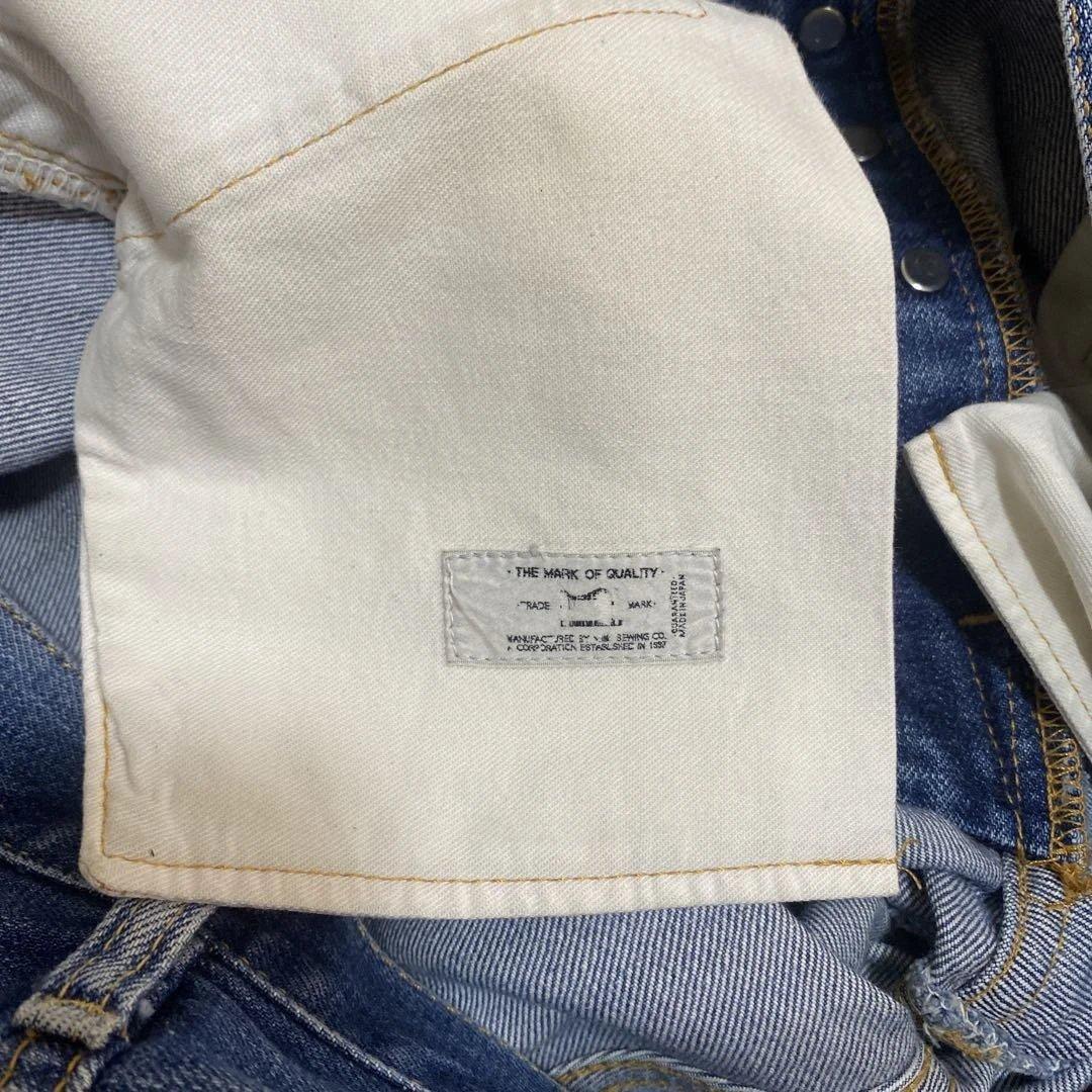 リゾルト710 W34L32 ストレートジーンズ　セルビッチ　501 66