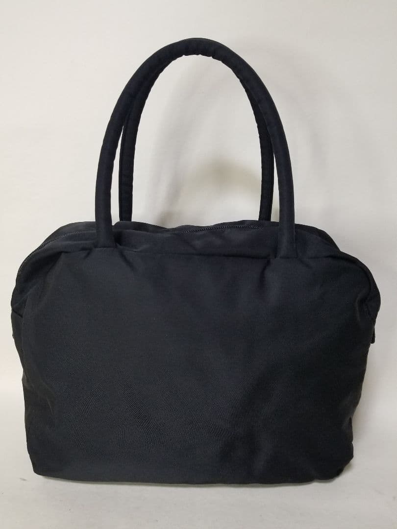 プラダ テスート ブラックナイロン ハンドバッグ/トートバッグ、レディース、