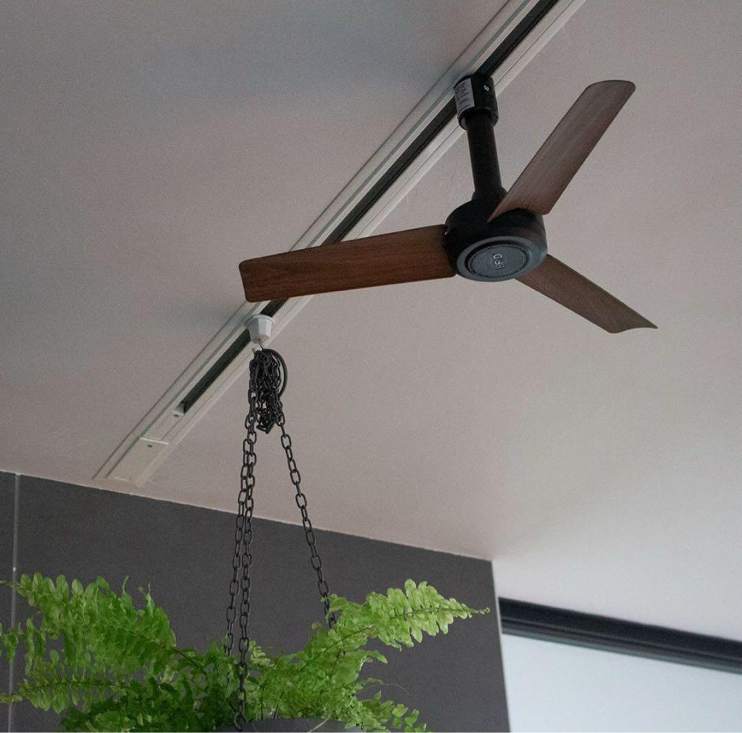 BRID ダクトレールファン 003389 WOOD BK×BR 2個セット