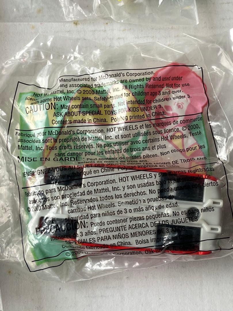 マクドナルド　米国　ハッピーセット　2000年 ホットウィール　全16個セット