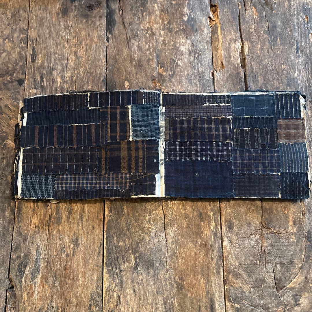 SALE⏬希少◆縞帳　古布　縞　襤褸
