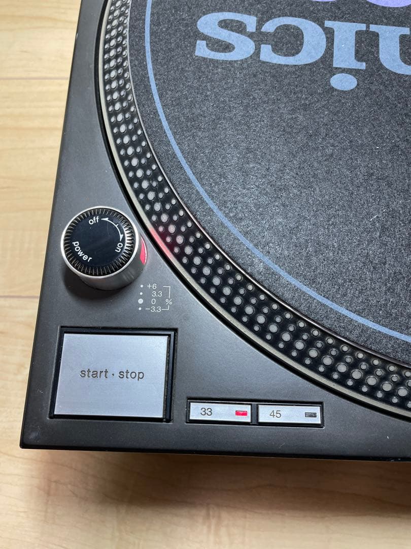 Technics SL-1200MK3D ターンテーブル ブラック 黒
