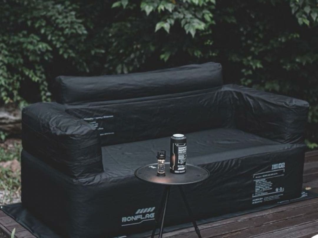 BONFLAGE ブラック エアーソファ 2人掛け