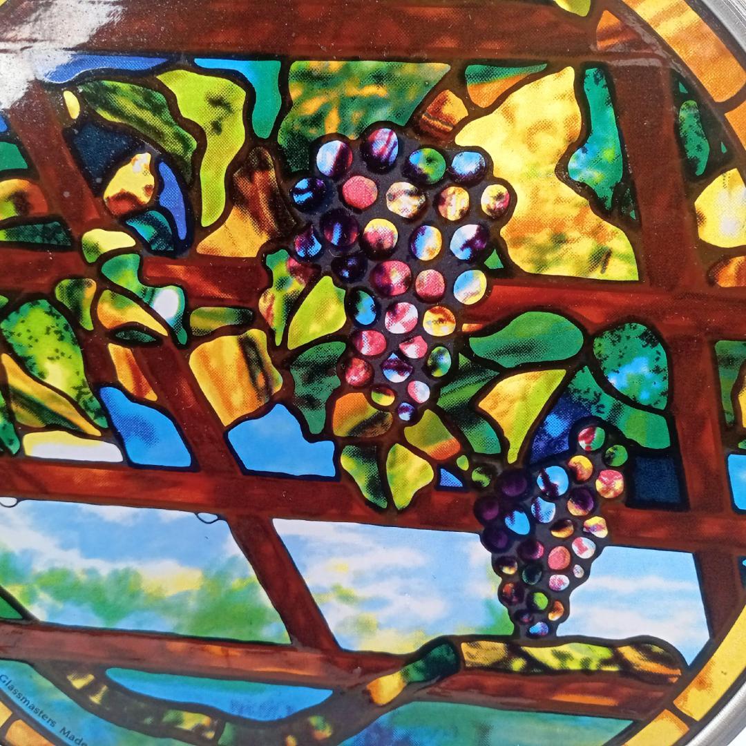 ルイスCティファニー ステンドグラス ぶどう蔓 円型 グラスマスターズ社