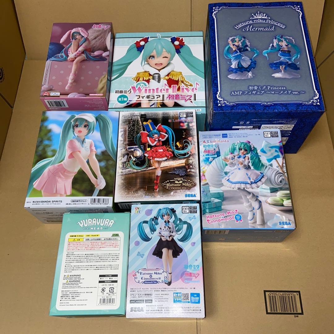 初音ミク フィギュア　8個　まとめ売り　新品未開封