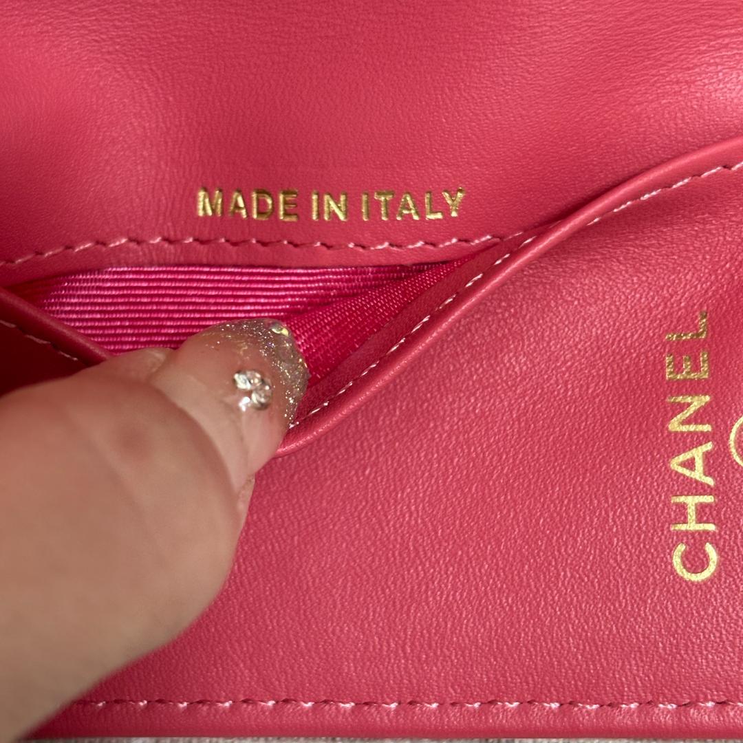 CHANEL三つ折り財布 ピンク