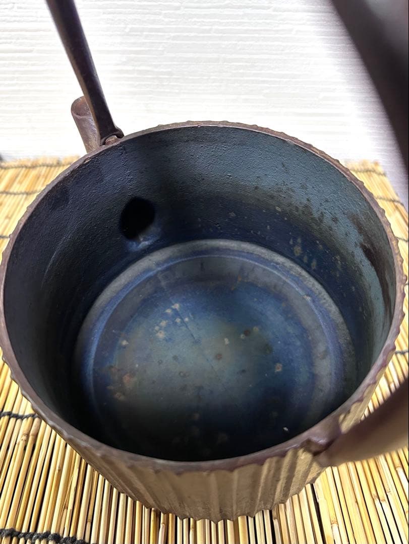 ＵＳＥＤ、良品　岩手県奥州水沢幸工芸　現代の名工 佐藤勝久造　利休型蛇ノ目１３型