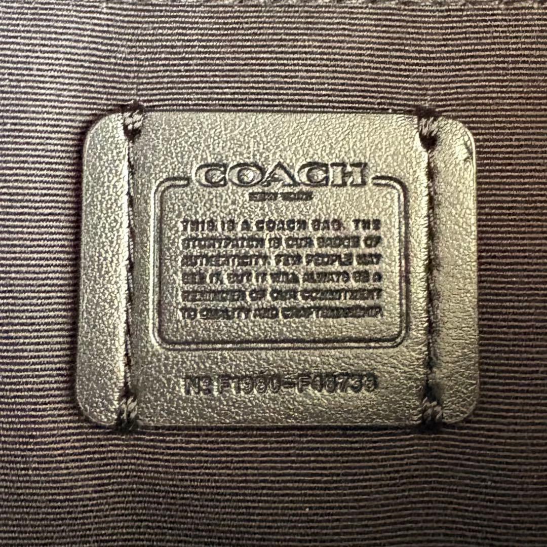 zなえなの33様COACH ボディバッグ ショルダーバッグ ゴールド金具 レザー