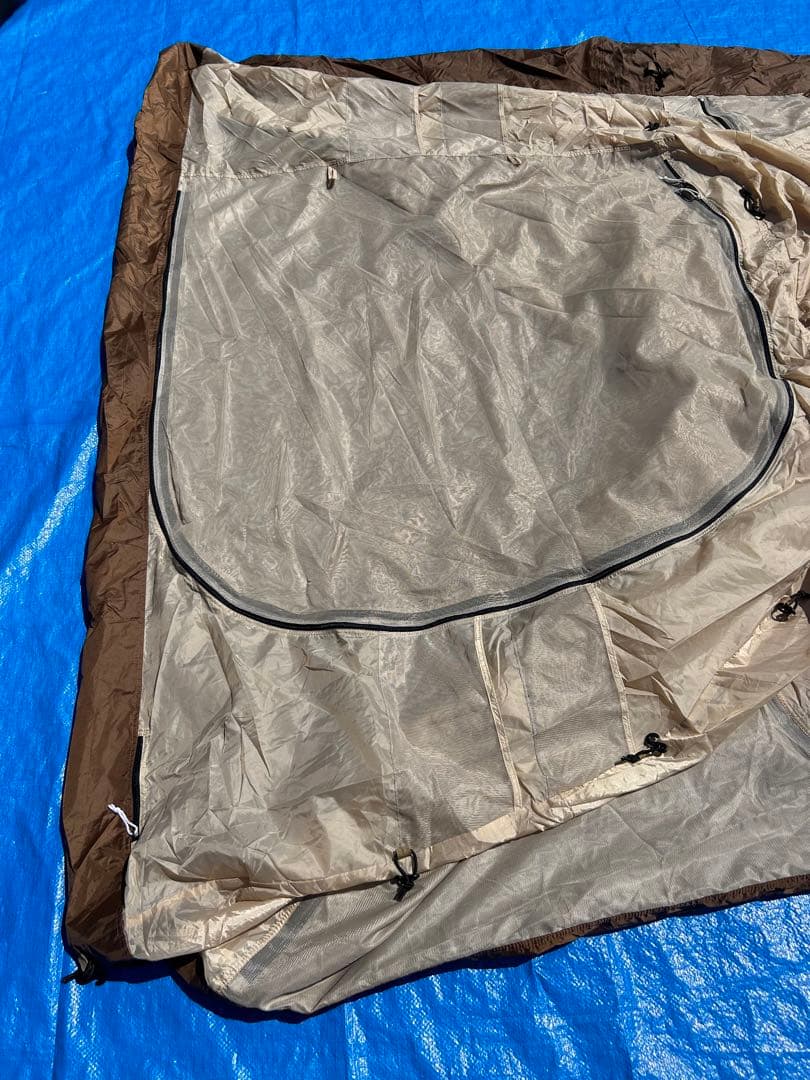 【美品】DOD カマボコテント 3(S) T3-688-KH カーキ