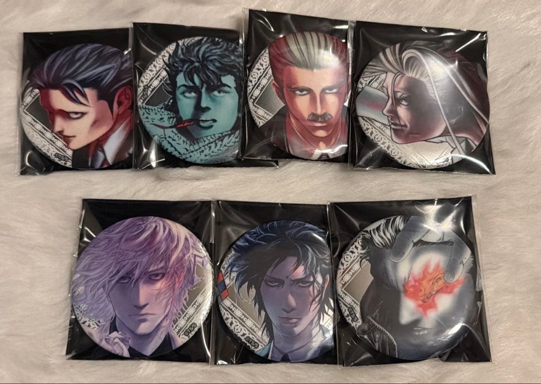 嘘喰い ジャンプフェスタ トレーディング メタリック缶バッジ