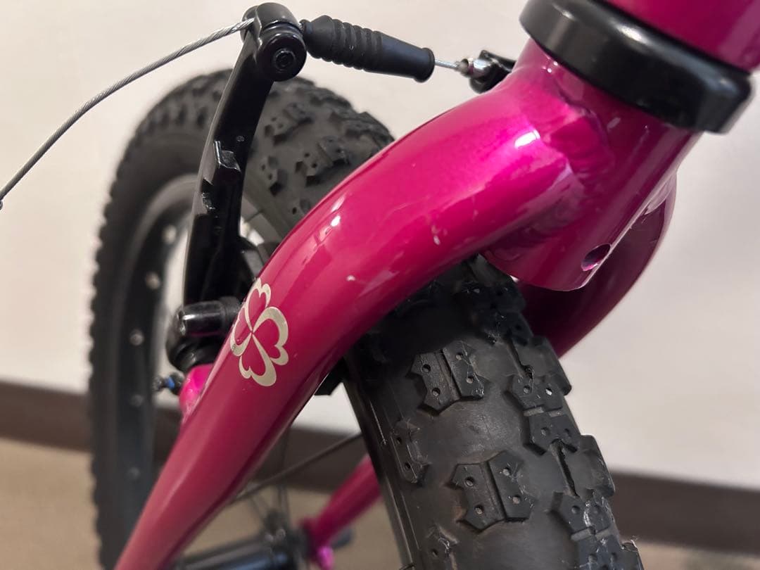 【直接受渡】ヨツバサイクル　20インチ　クリスタルピンク