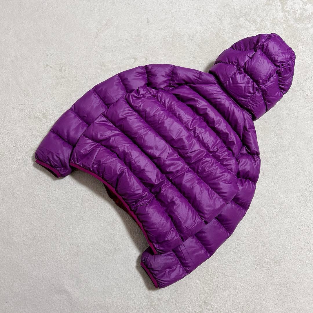 y2k 短丈 mont-bell down jacket パープル 収納袋付き!