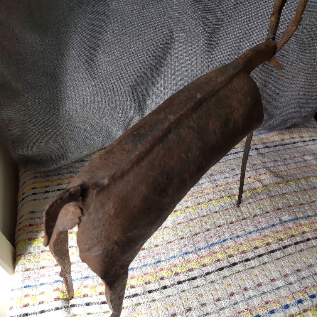 ヴィンテージ！北欧アイアンオブジェ！ハンドメイド大型トナカイ！美品！