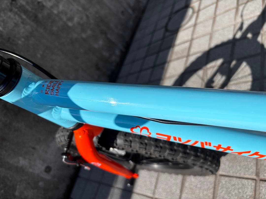 ※可能な限り引き取り※ヨツバサイクル　ラムネブルー　16インチ　メンテ済