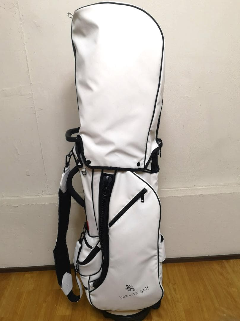 イルマヤテラスのビッグジッパーキャディバッグ（ホワイト）