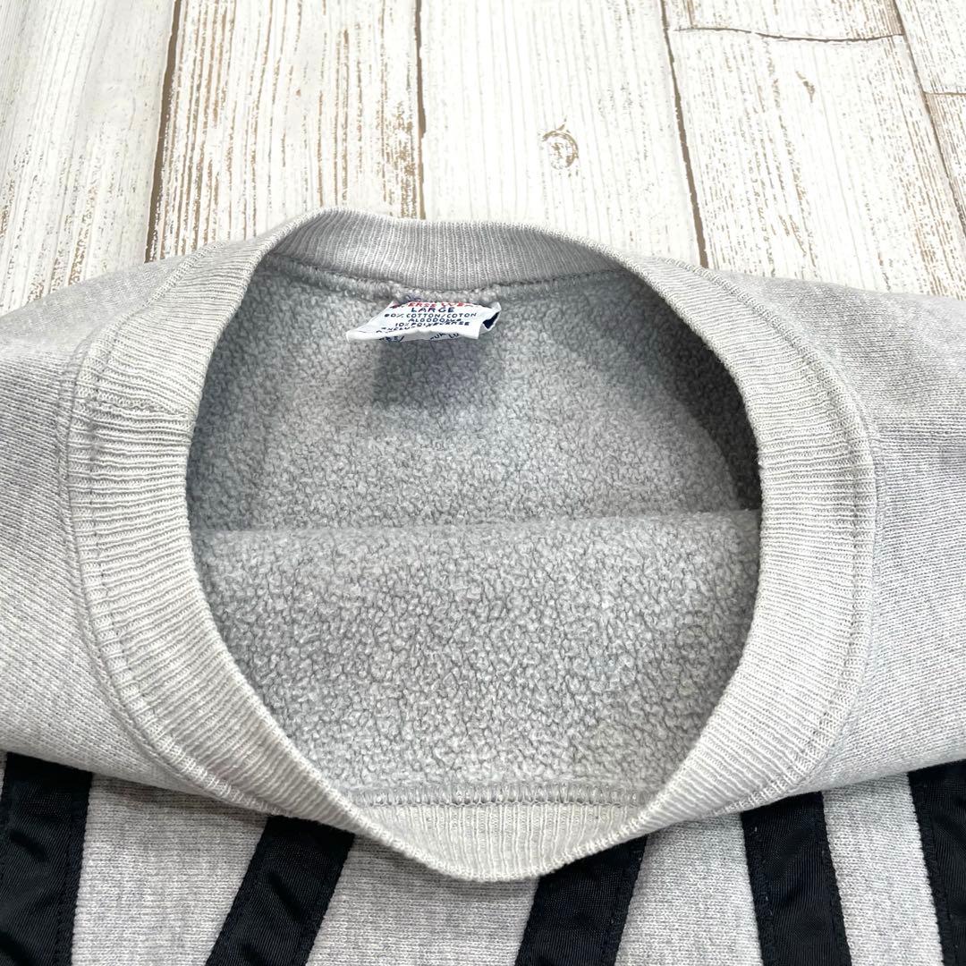 【ブラックワッペン！】チャンピオン　リバースウィーブ　スウェット　トレーナー　黒