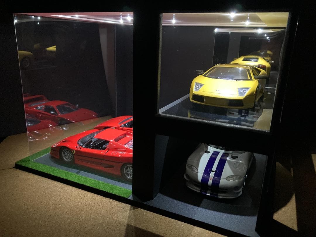 モデルカー用ジオラマ：1/24 ショールーム＆ガレージⅣ／希少モデル！