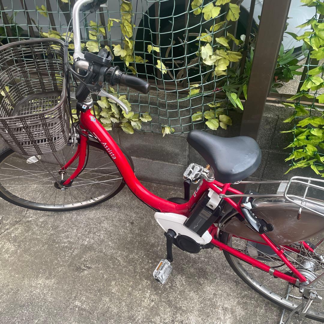 赤 電動アシスト自転車 引き取り限定