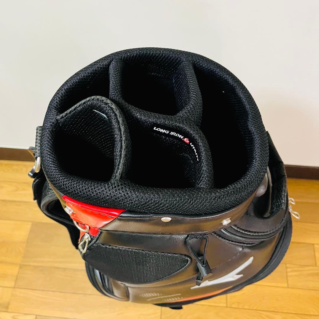 MIZUNO ミズノ　キャディバッグ　ブラック　レッド　送料込み
